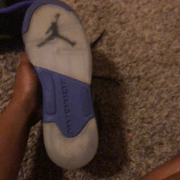 Purple&Black Jordan’s - Picture 4 of 5